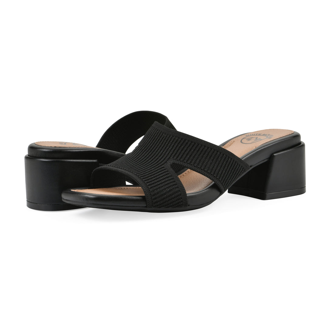 Milled Heeled Sandal
