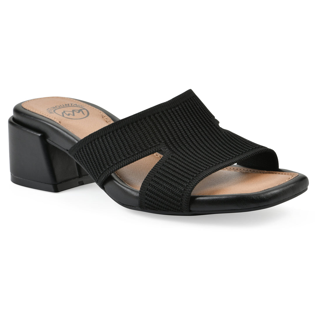 Milled Heeled Sandal