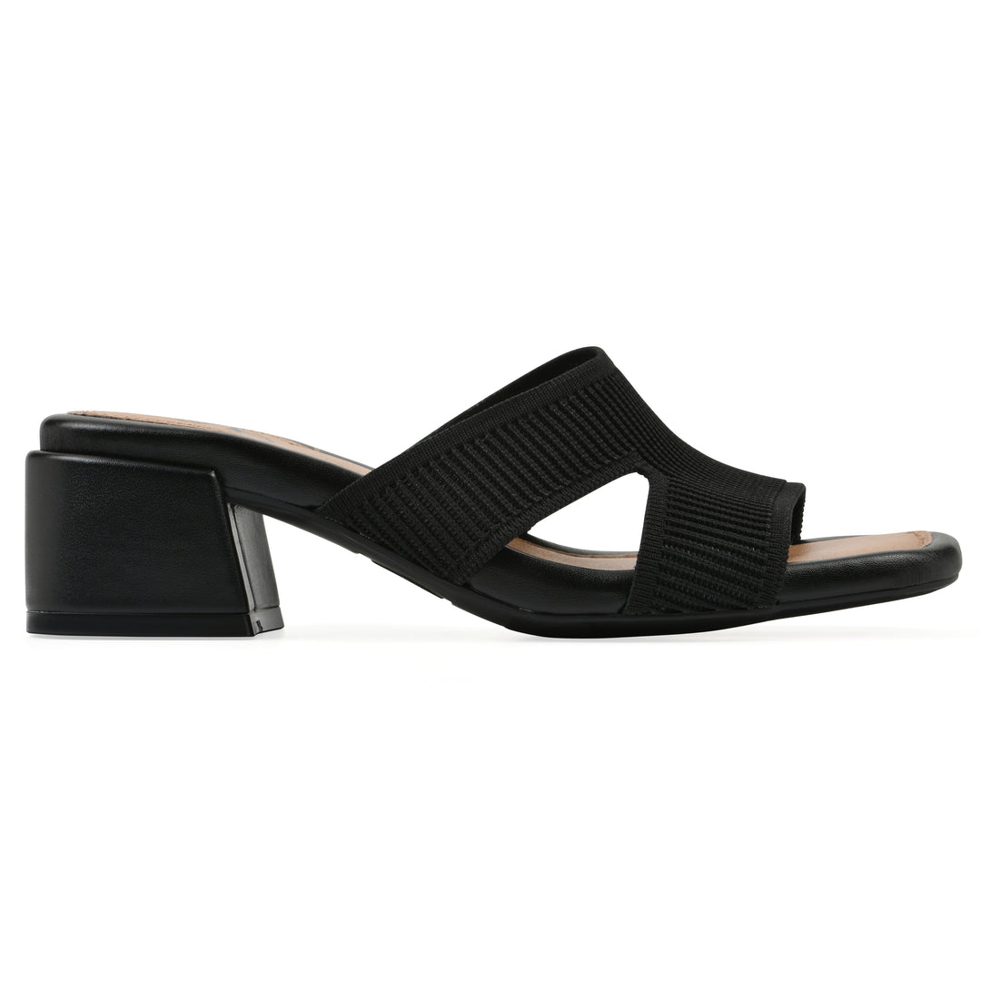Milled Heeled Sandal
