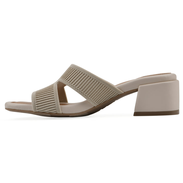 Milled Heeled Sandal