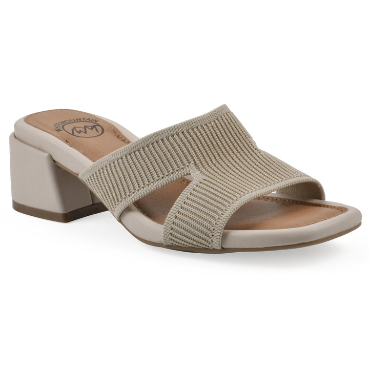 Milled Heeled Sandal