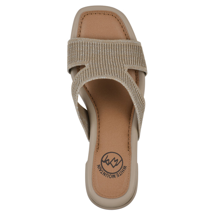 Milled Heeled Sandal